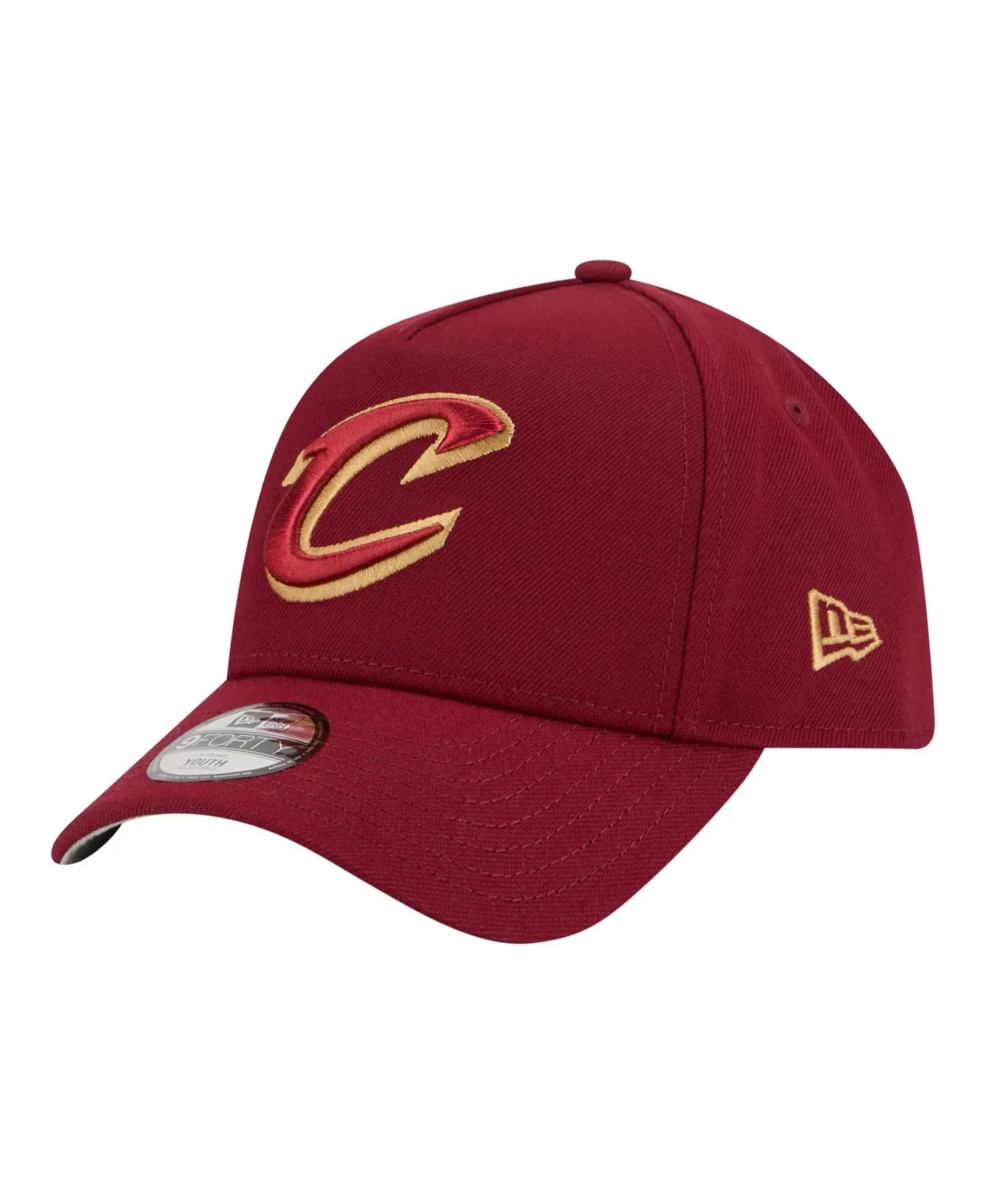 Cleveland Cavaliers 9FORTY A-Frame Curved Bill Adjustable Baseball Cap by New Era