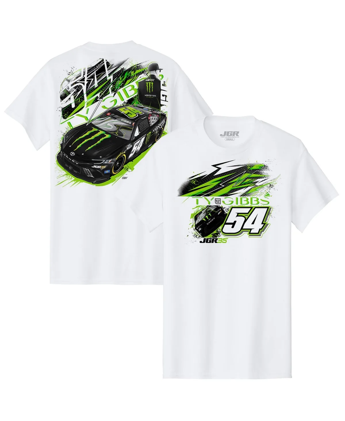Ty Gibbs Monster Energy Car T-Shirt by Joe Gibbs Racing Team Collection