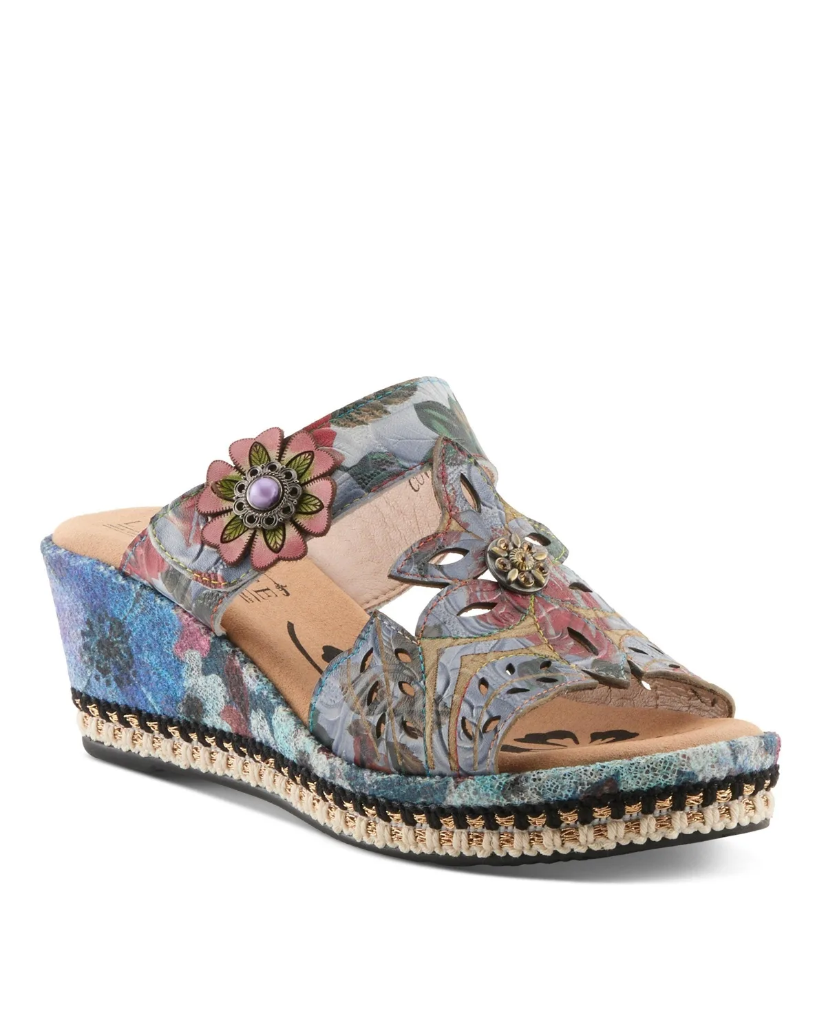 Spring Step Coverup Sandal with Stitch-to-Sole Construction