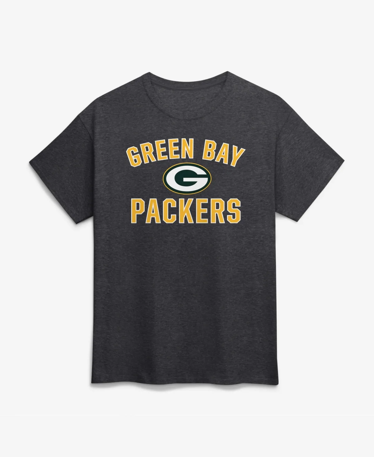 Green Bay Packers Victory Arch Crewneck Classic-Fit Cotton T-Shirt by Logo Athletic