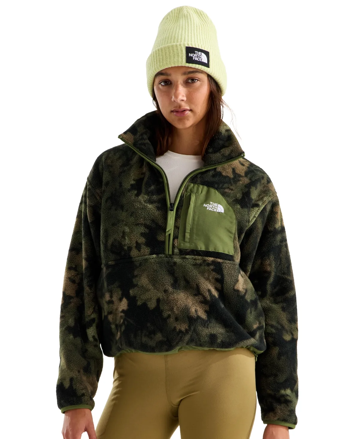 The North Face Yumiori Off Peak Water-Resistant Fleece Quarter-Zip Jacket by The North Face