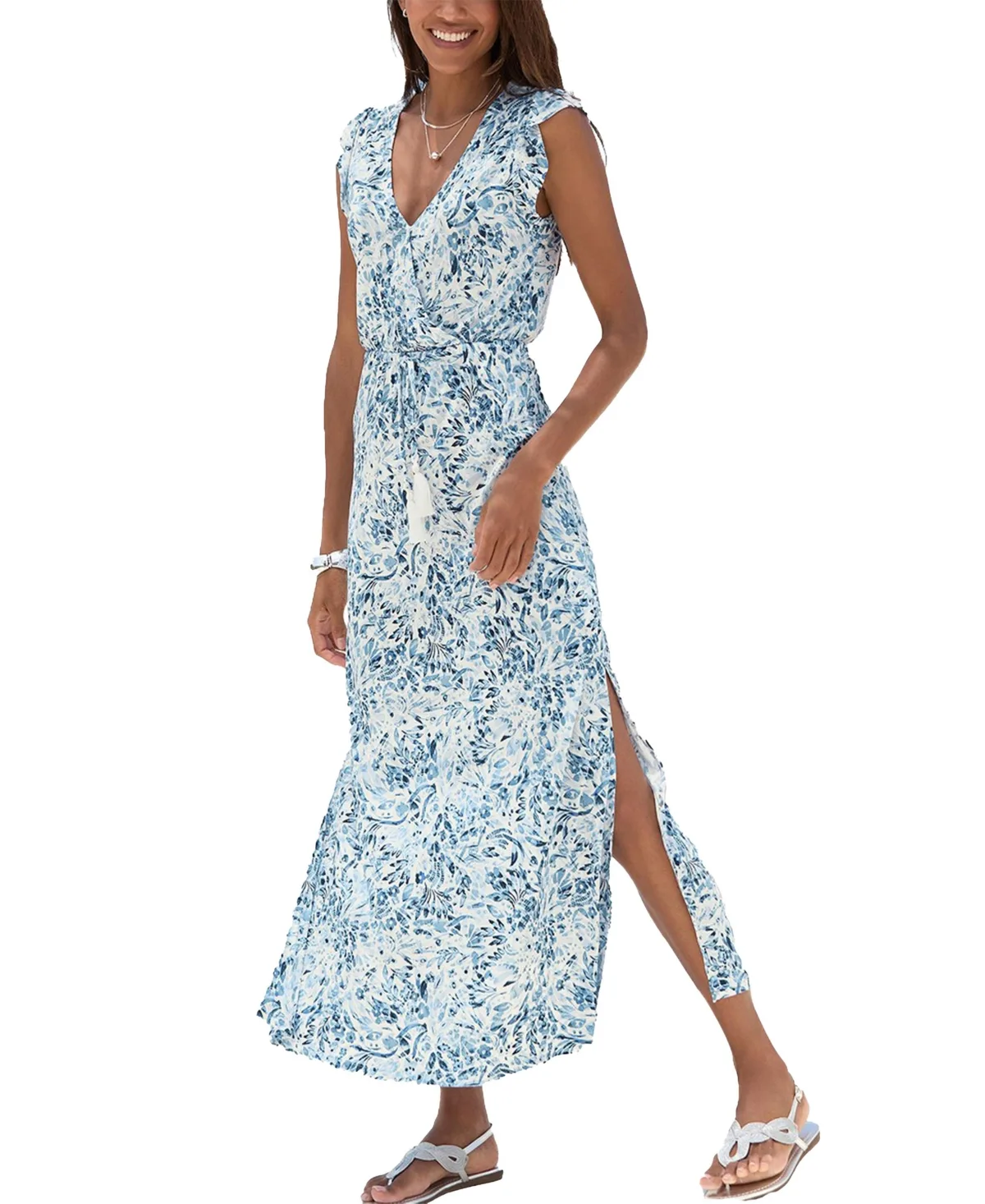 Lascana Side Slit Maxi Dress by Lascana
