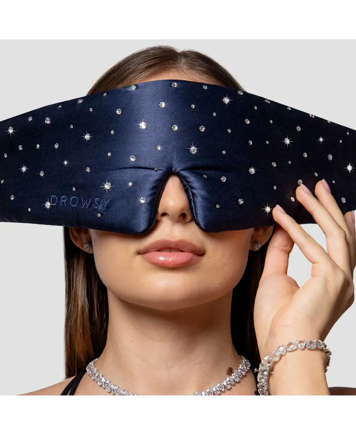 Drowsy Swarovski Silk Eye Mask by Drowsy
