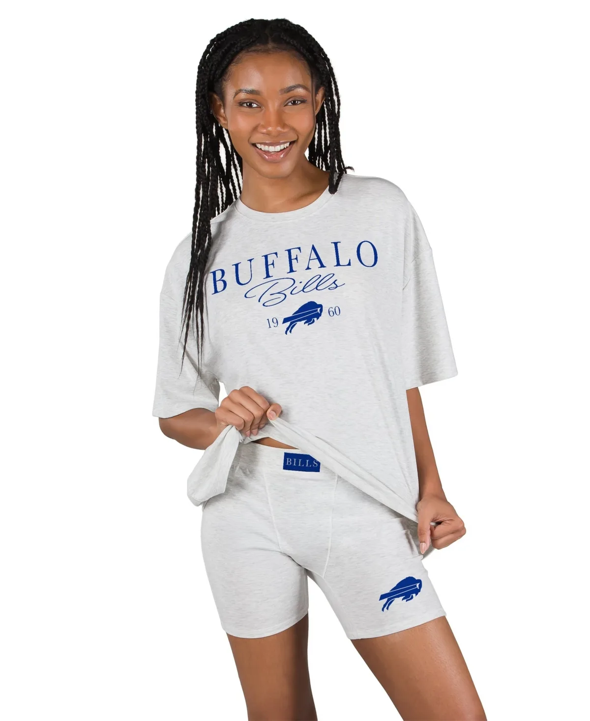 Buffalo Bills Fray T-Shirt and Briefs Sleep Set by Concepts Sport