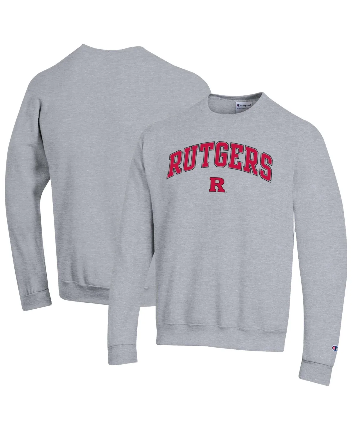 Rutgers Scarlet Knights Arch Over Logo Pullover Sweatshirt by Champion
