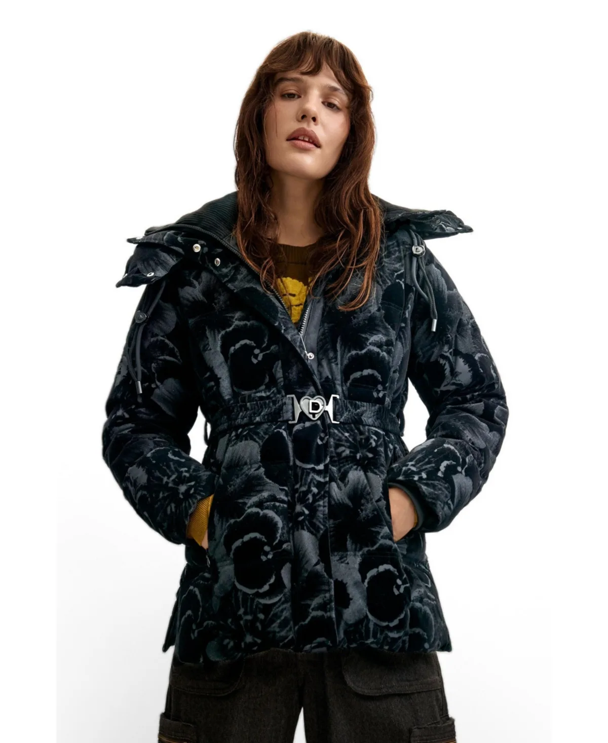 Short Puffer Coat by Desigual