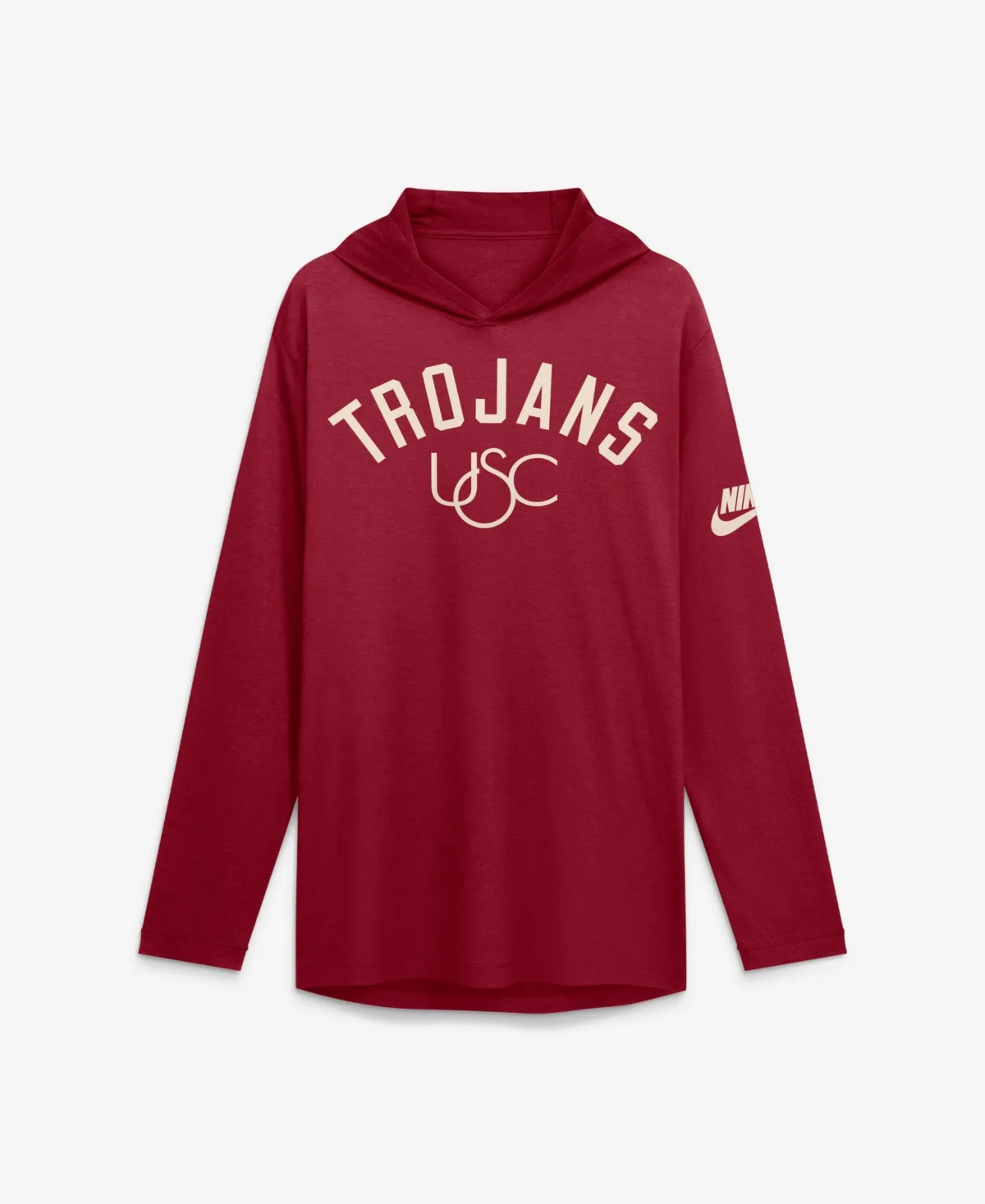 USC Trojans Legacy Arch Tri-Blend Long Sleeve Hooded T-Shirt by Nike