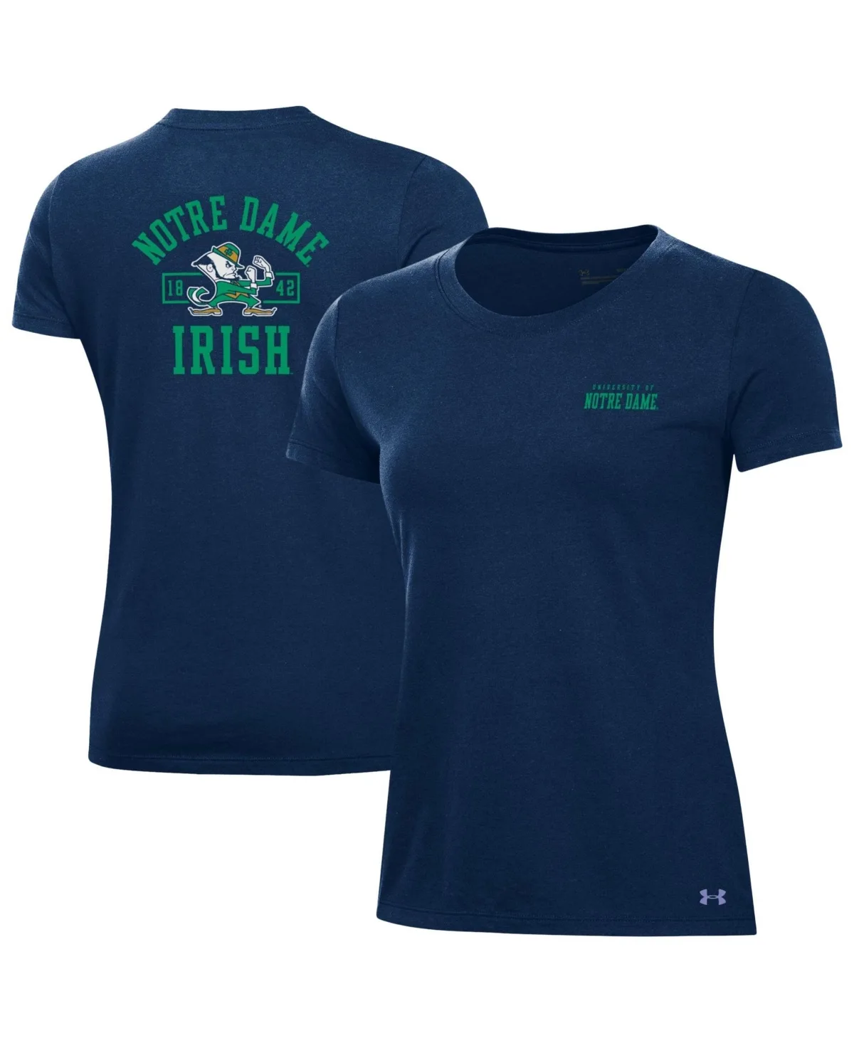 Notre Dame Fighting Irish Performance Cotton T-Shirt by Under Armour