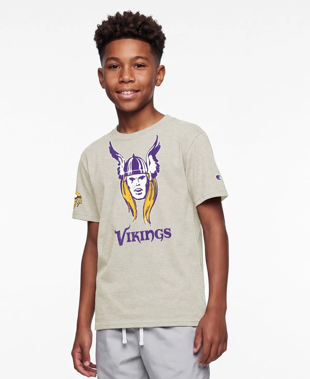 Minnesota Vikings Thor Vintage-Style Graphic T-Shirt by Champion