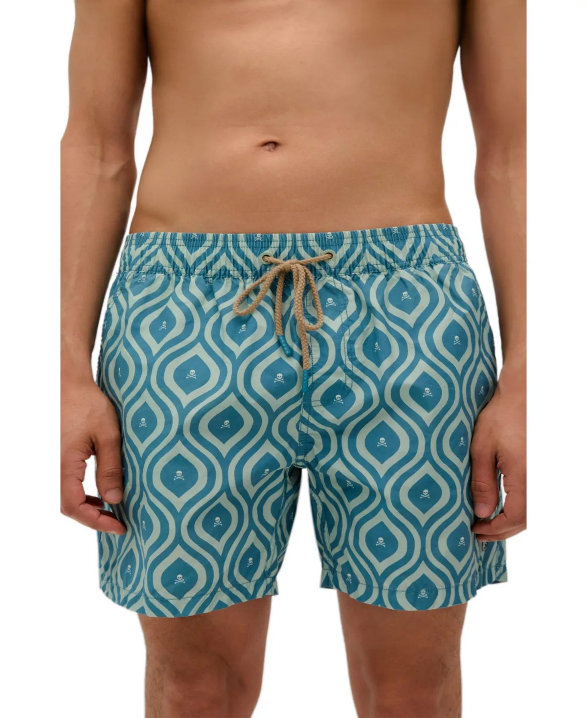 Bridges Short Lined Swim Trunks by Scalpers