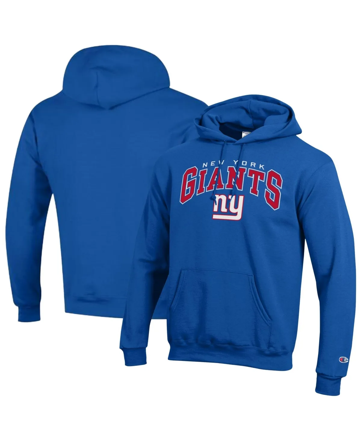 New York Giants Power Blend Arch Over Logo Hoodie