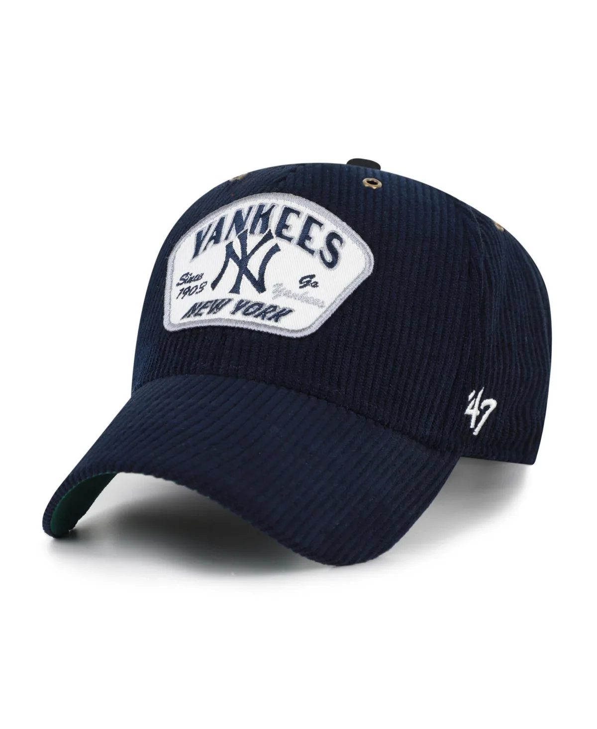 New York Yankees Accordia Corduroy Adjustable Baseball Cap by 47 Brand