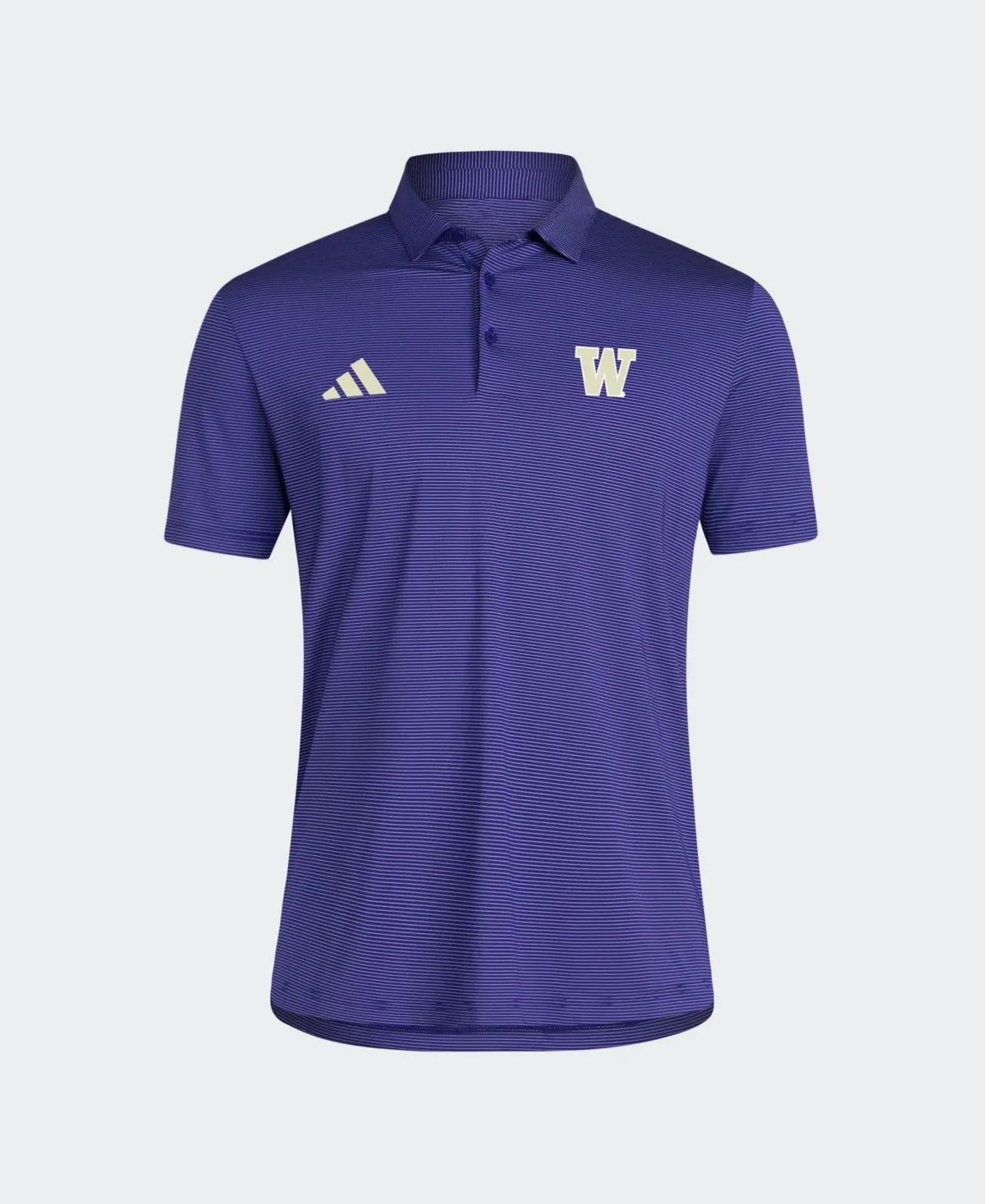 Washington Huskies Ultimate 365 Stripe Polo Shirt by adidas