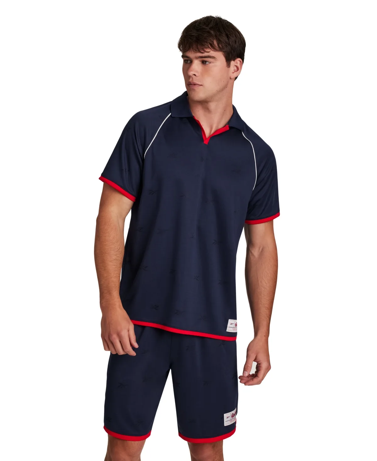 United Logo Relaxed-Fit Jersey Polo by Reebok