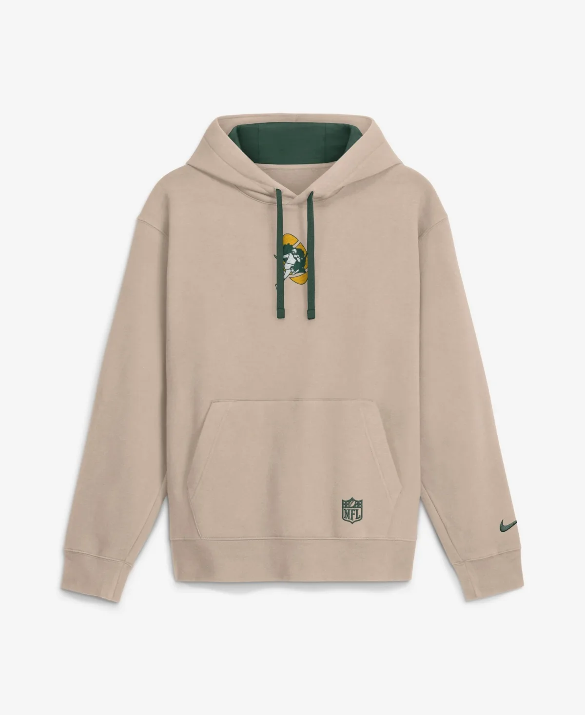 Bay Packers Rewind Club Pullover Fleece Hoodie by Nike