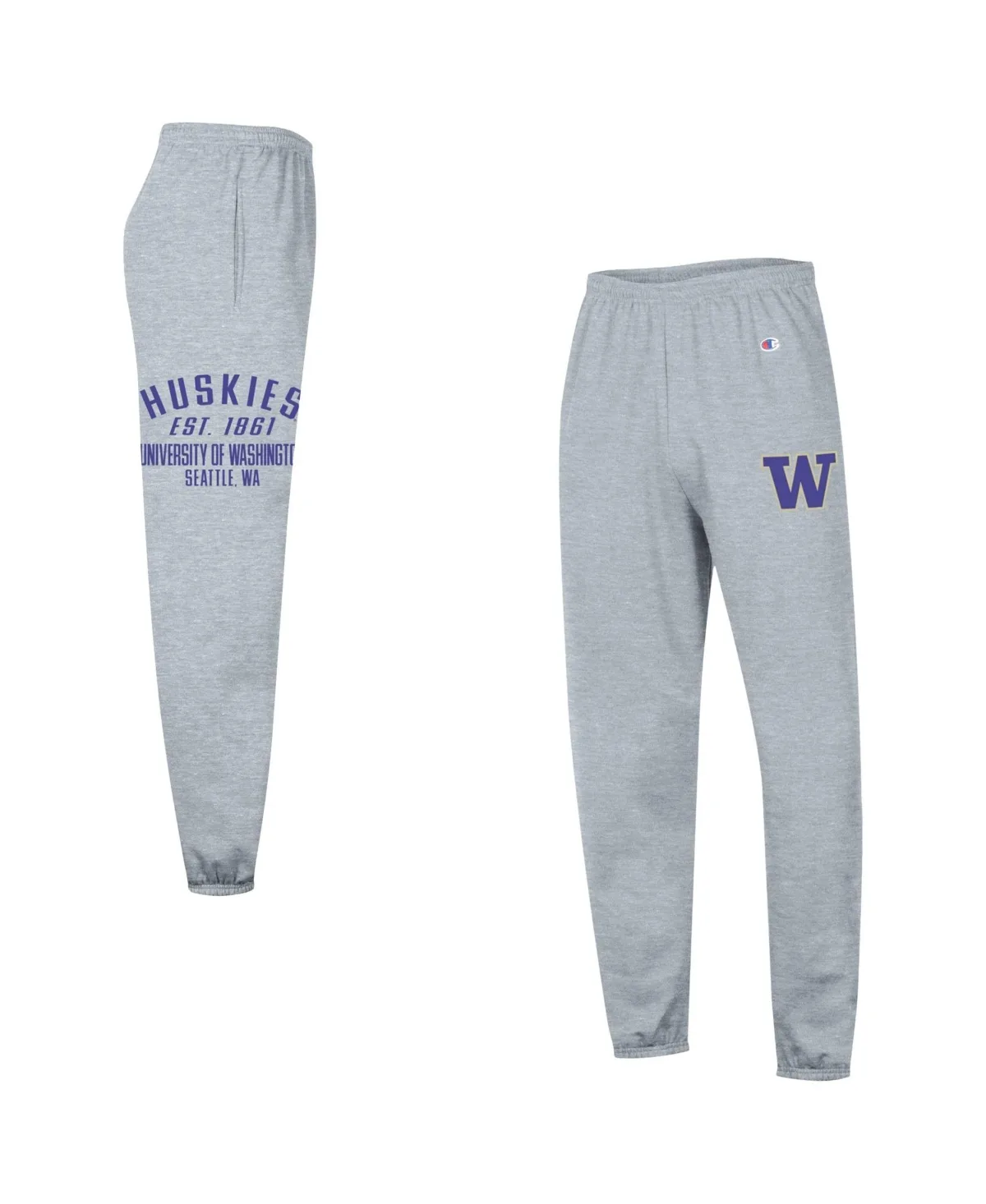 Washington Huskies Power Blend Banded Fleece Sweatpants by Champion