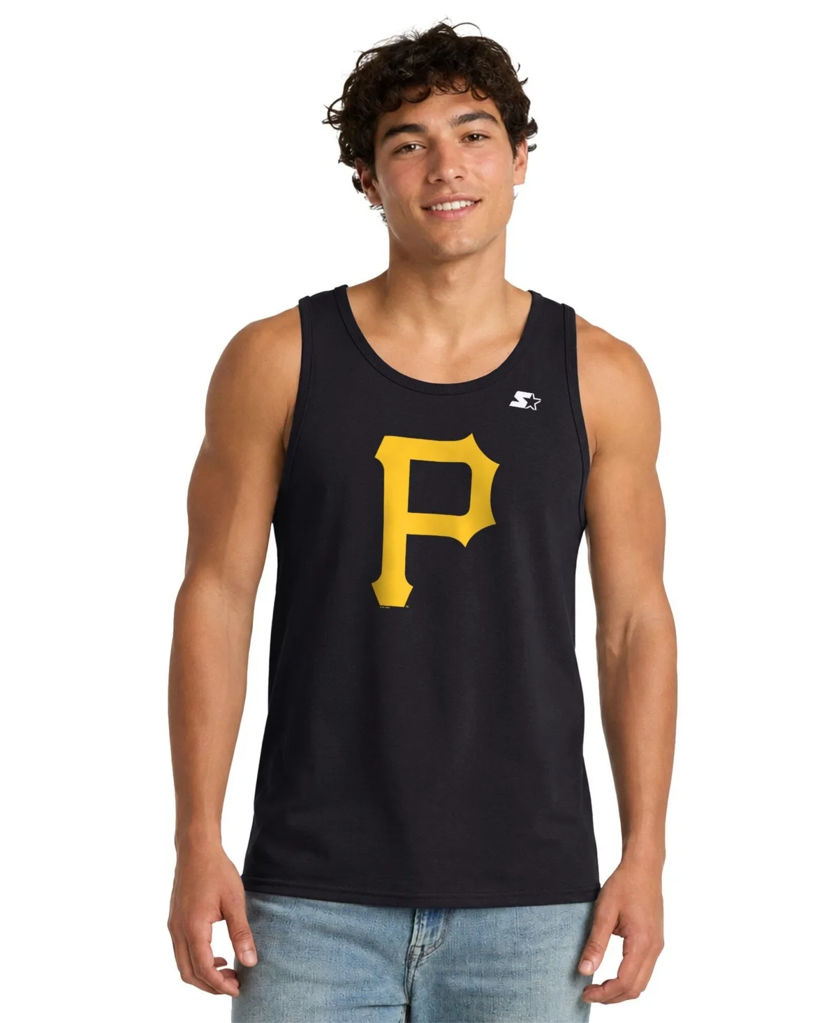 Pittsburgh Pirates Screen Print Graphics Sleeveless Tank Top by Starter