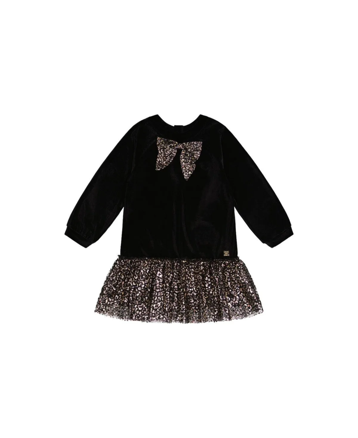 Bi-Material Raglan Sleeves Dress by Deux Par Deux