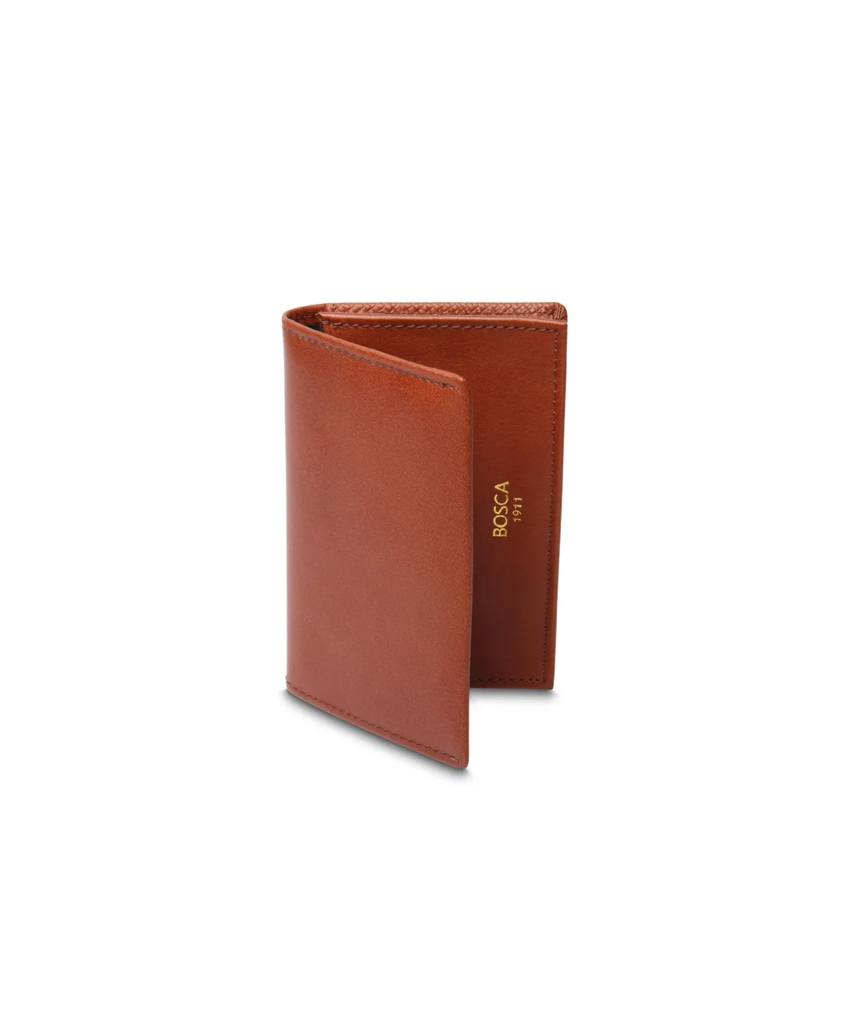 Saffiano Full Gusset, 2 Pkt Card Case W/ I.d by Bosca
