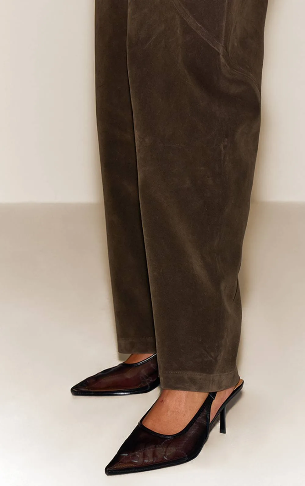 Mesh Pointed Toe Sling Back by PrettyLittleThing