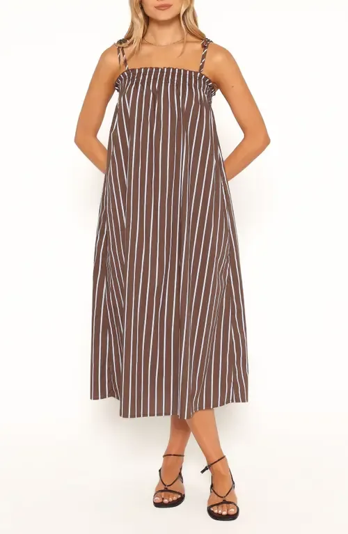 Talita Striped Maxi Dress by Petal & Pup