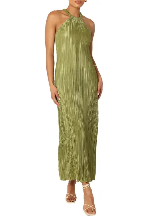 Melody Plissé Maxi Dress by Petal & Pup