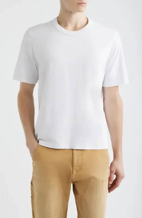 Slub Cotton Crewneck T-Shirt