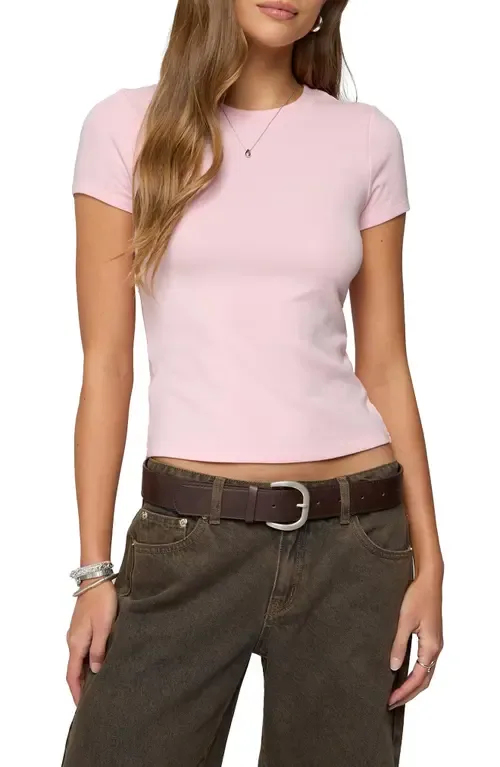 Daphney Crop T-Shirt by EDIKTED
