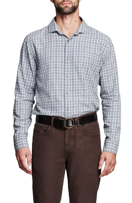 Hutcheson Plaid Cotton Twill Sport Shirt