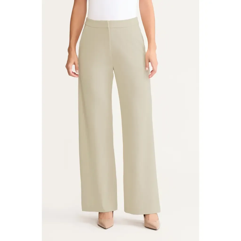Naomi Wide Leg LuxeStretch Ponte Pant by Misook