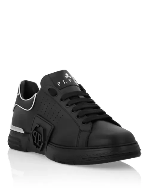 Nappa Leather Sneakers Low Top Hexagon by PHILIPP PLEIN