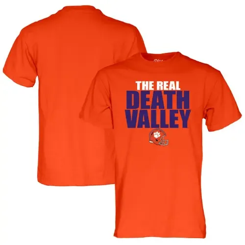 Blue 84 Orange Clemson Tigers the Real Death Valley T-Shirt by BLUE 84