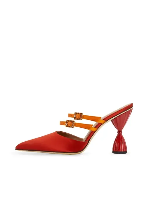 Lolita Pointy Toe Crystal Mule by INOLA OJÉN