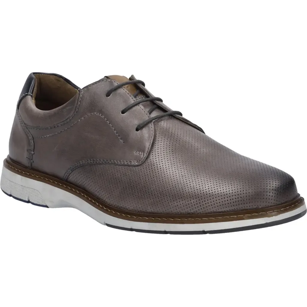Stuart 02 Perforated Leather Derby by Josef Seibel