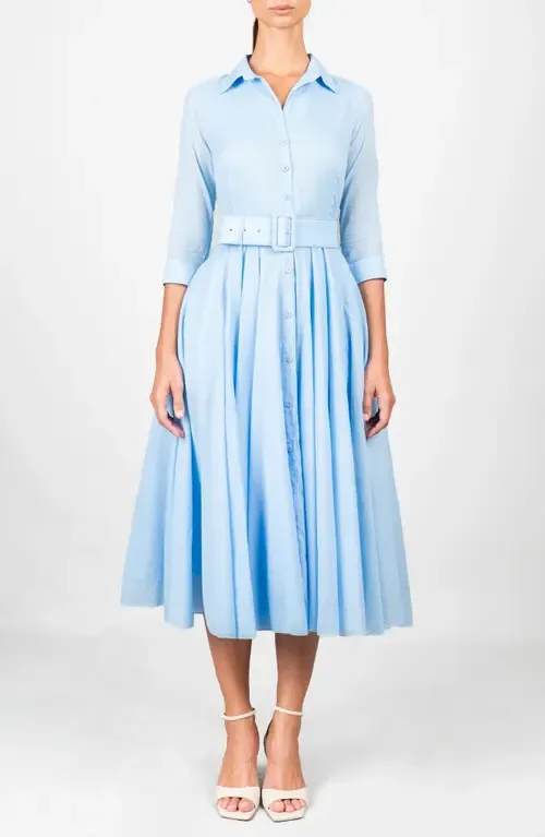 Belted Midi Shirtdress by SAMANTHA SUNG
