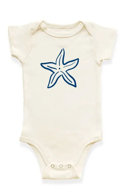 Starfish Organic Cotton Baby Bodysuit by Tenth & Pine