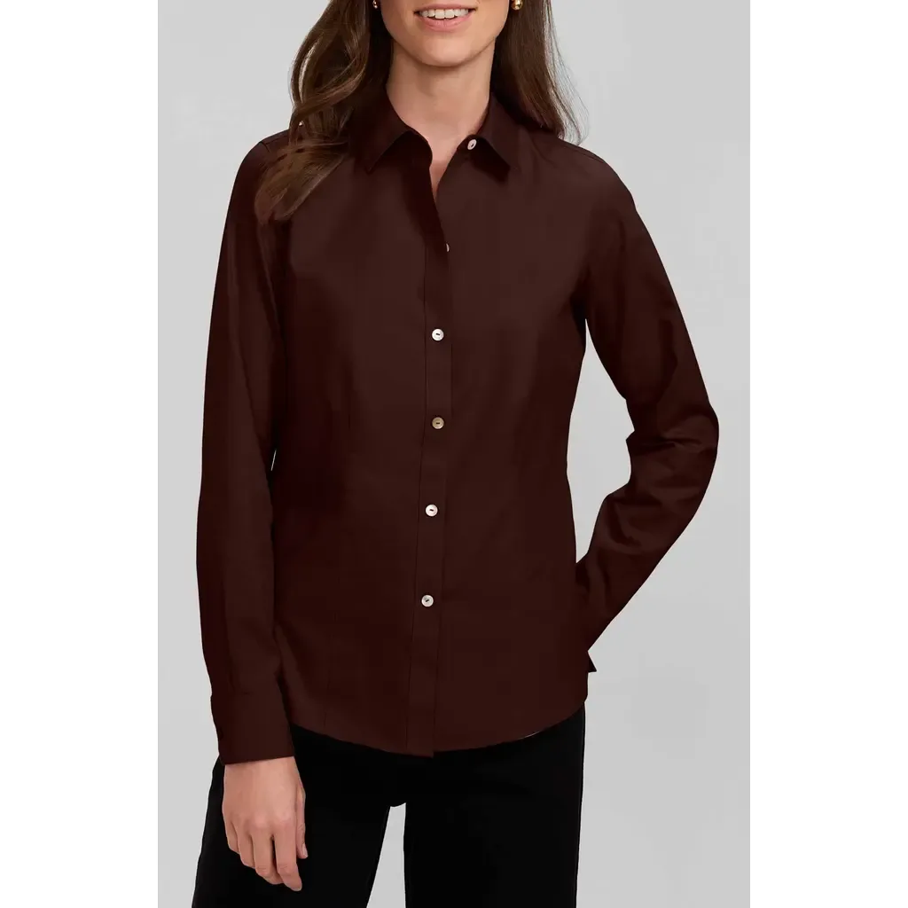Dianna Non-Iron Cotton Shirt by Foxcroft