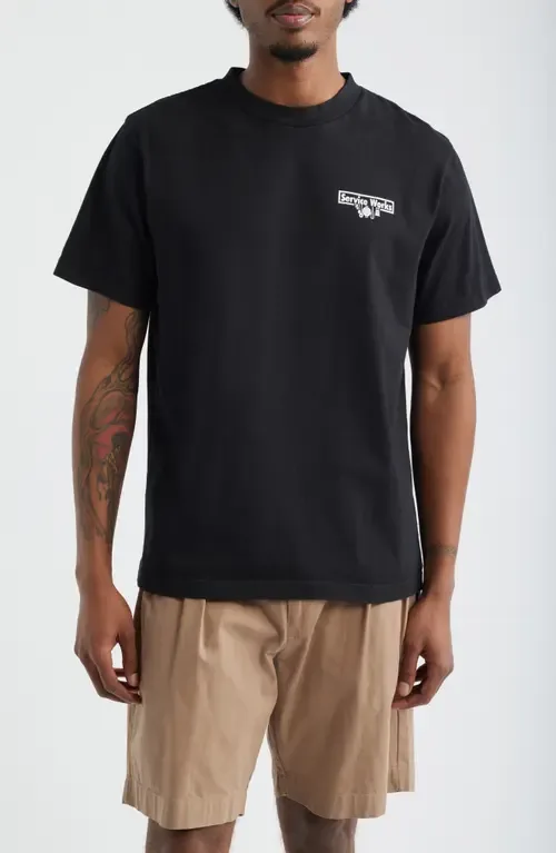 Pigment Dyed Organic Cotton T-Shirt by Service Works