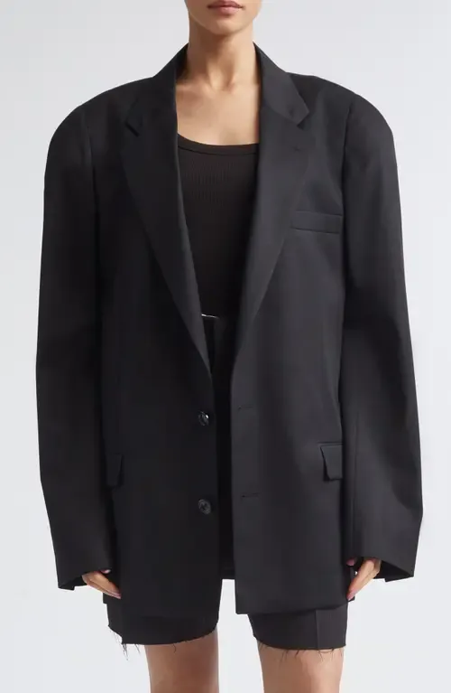 Oversize Single Breasted Virgin Wool Blazer by Maison Margiela