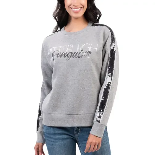 G-III 4Her by Carl Banks Gray Pittsburgh Penguins Penalty Box Pullover Sweatshirt by G-III 4HER BY CARL BANKS