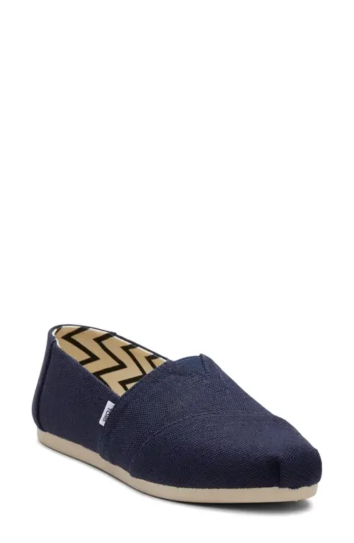 Classic Alpargata Slip-On in Navy Heritage Canvas