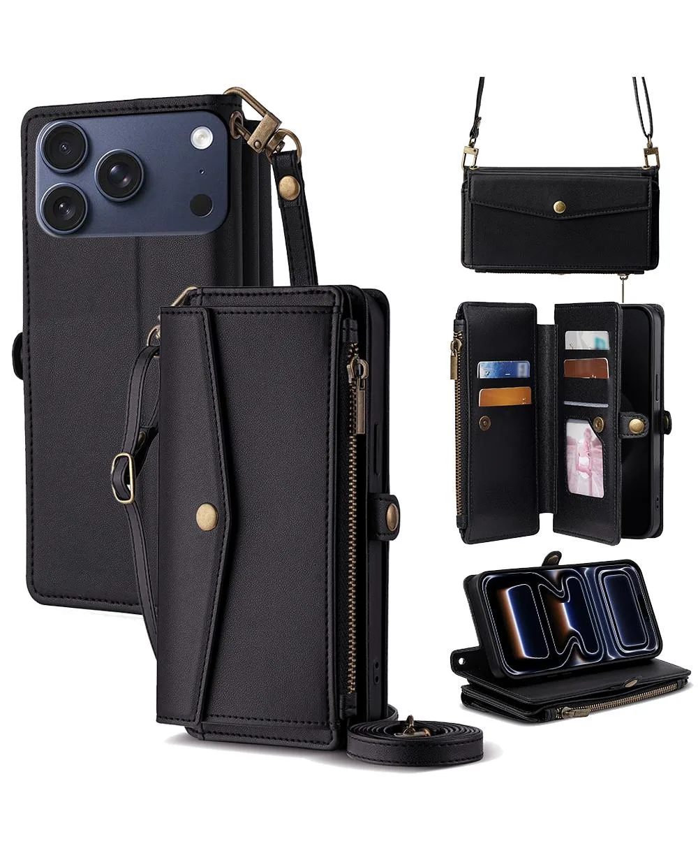 Artudatech Card Holder Wallet Phone Case Compatible with Apple iPhone 12-17 by Artudatech
