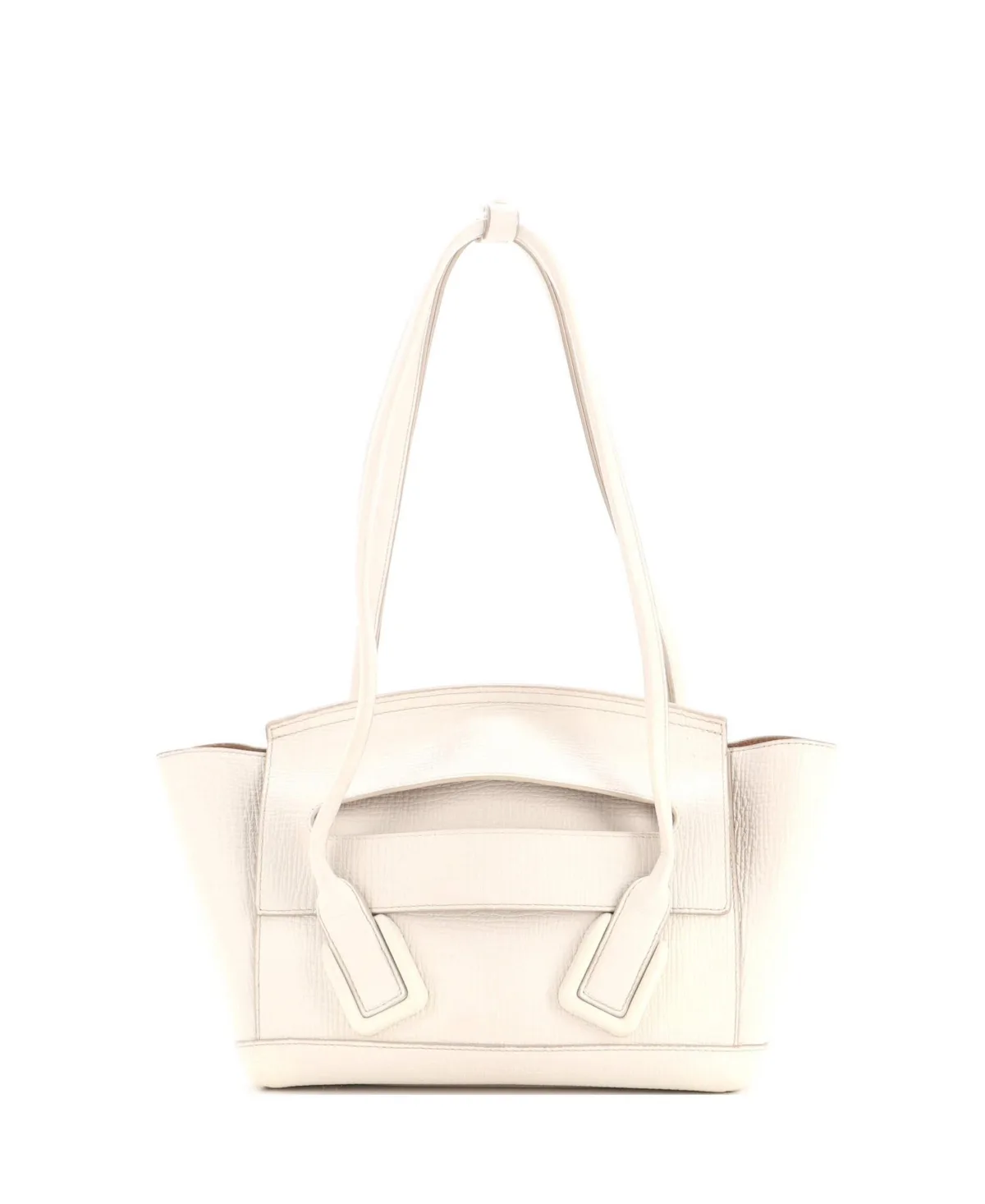 Pre-Owned Small Arco Bag Grainy Leather by Bottega Veneta