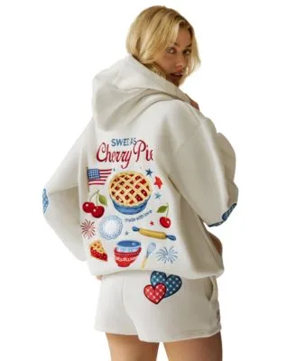 Cherry Pie Hooded Sweatshirt Short Set by The Happy Camp3r