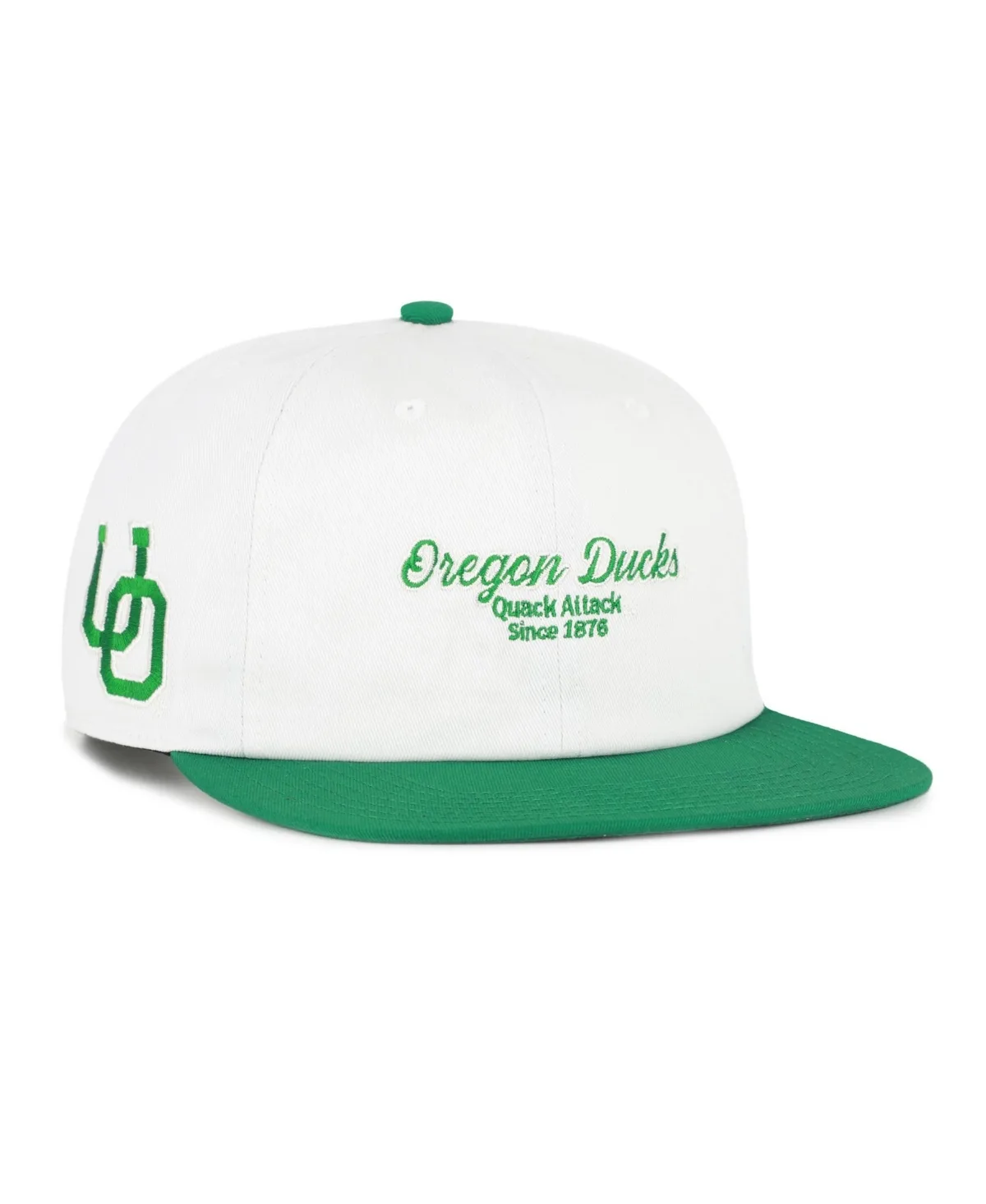 Oregon Ducks Captain Script Flat-Bill Baseball Cap by 47 Brand