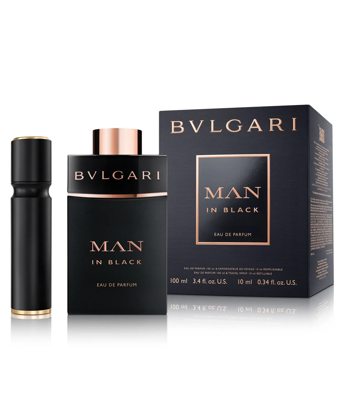 Bvlgari 2-Piece Man in Black Eau De Parfum Gift Set by BVLGARI