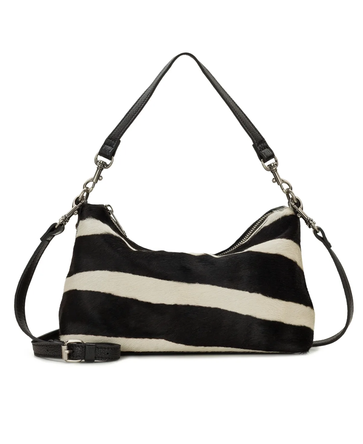 Kolena Medium Leather Crossbody Hobo Handbag by Patricia Nash