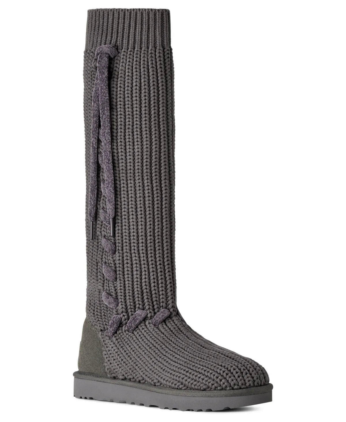 Classic Tall Whipstitch Knit Slouch Knee High Boots by UGG
