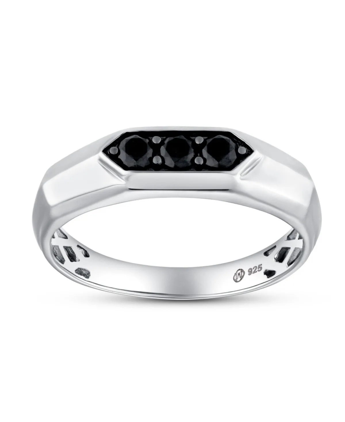 Tora Black Spinel Ring (3/10 ct. t.w.) in 925 Sterling Silver
