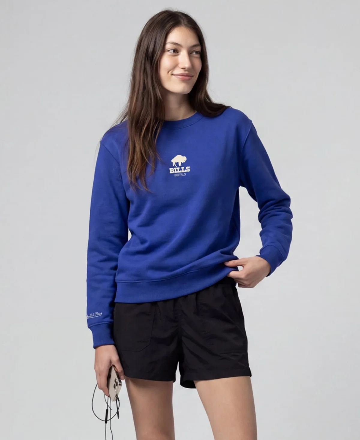 Buffalo Bills Core Essentials Fleece Graphic Sweatshirt by Mitchell & Ness